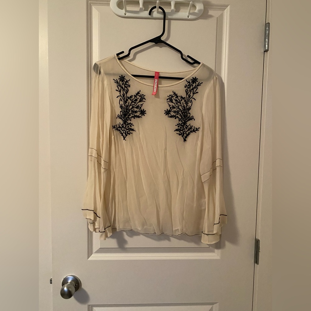 Tracy Reese Bell Sleeve Blouse